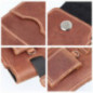 Univerzálne puzdro, Puzdro na opasok ROYAL - Leather universal flap pocket na Apple iPhone 12 Hnedý