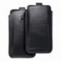 Univerzálne puzdro, Puzdro na opasok ROYAL - Leather universal flap pocket na Samsung Galaxy A12 Čierny