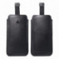 Univerzálne puzdro, Puzdro na opasok ROYAL - Leather universal flap pocket na Samsung Galaxy A12 Čierny