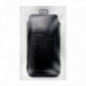Univerzálne puzdro, Puzdro na opasok ROYAL - Leather universal flap pocket na Samsung Galaxy A12 Čierny