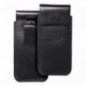 Univerzálne puzdro, Puzdro na opasok ROYAL - Leather universal flap pocket na Samsung Galaxy S21 Ultra 5G Čierny