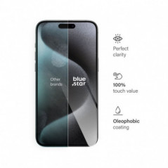 Ochranné sklo Blue Star 9H na Apple iPhone 15 Pro Max Transparentný