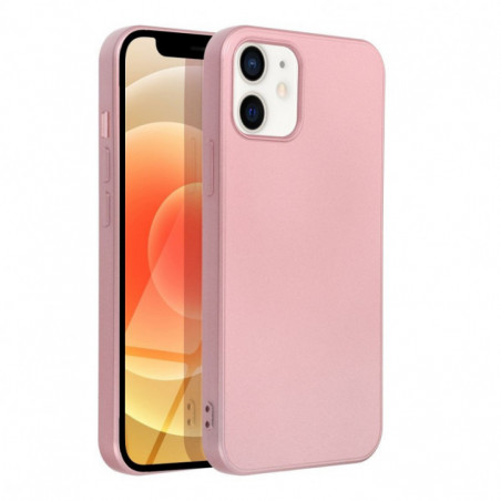 Kryt Metallic na Apple iPhone 12 Pro Ružový