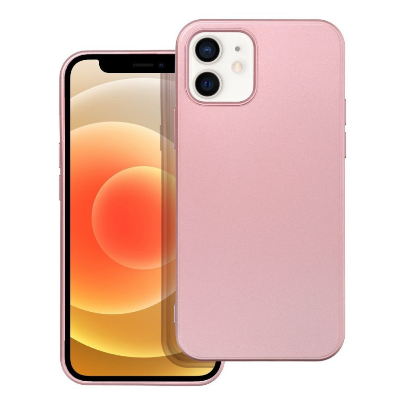 Kryt Metallic na Apple iPhone 12 Ružový Kryt Metallic na Apple iPhone 12 Ružový