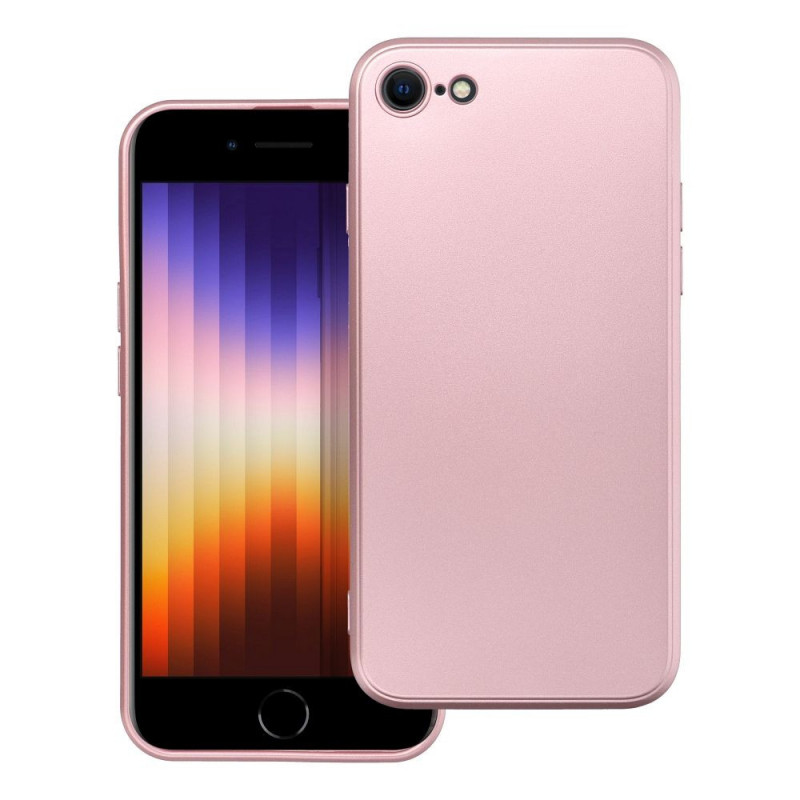 Kryt Metallic na Apple iPhone SE 2020 Ružový Kryt Metallic na Apple iPhone SE 2020 Ružový