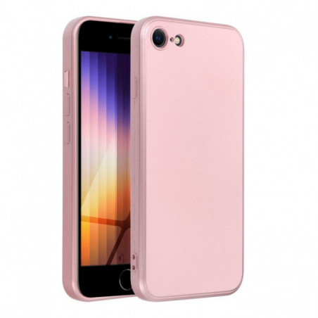 Kryt Metallic na Apple iPhone SE 2022 5G Ružový