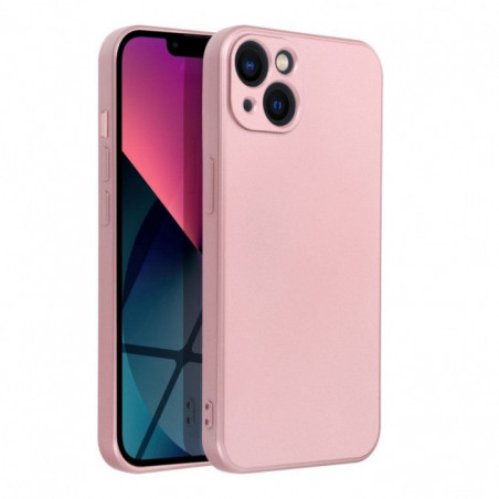 Kryt Metallic na Apple iPhone 13 Ružový