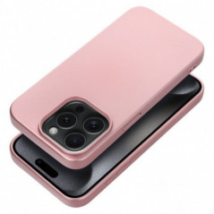 Kryt Metallic na Apple iPhone 15 Pro Ružový