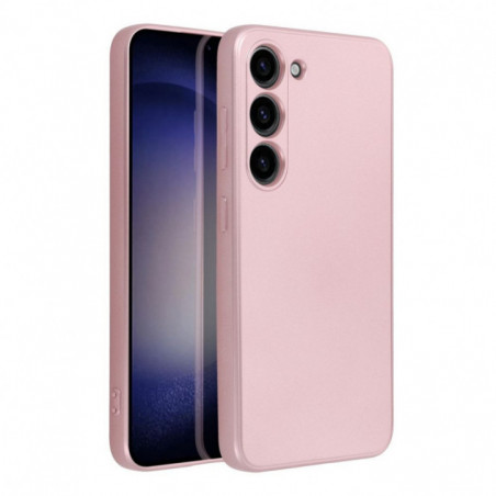 Kryt Metallic na Samsung Galaxy S23 5G Ružový