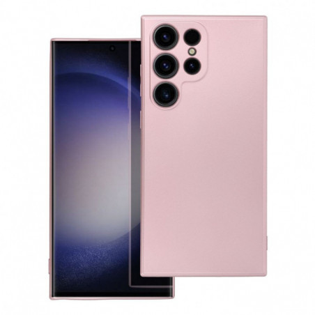 Kryt Metallic na Samsung Galaxy S23 Ultra 5G Ružový