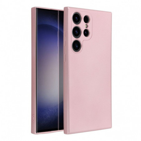 Kryt Metallic na Samsung Galaxy S23 Ultra 5G Ružový
