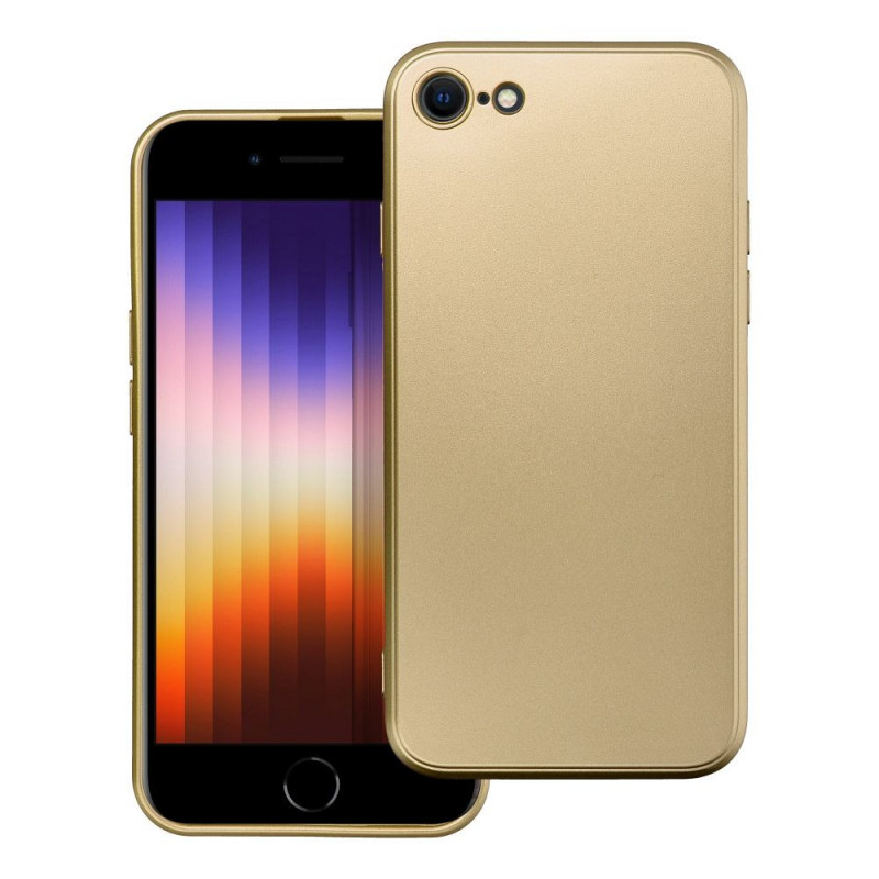Kryt Metallic na Apple iPhone SE 2022 5G Zlatý Kryt Metallic na Apple iPhone SE 2022 5G Zlatý