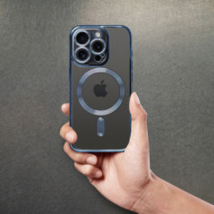 Kryt Electro Mag na Apple iPhone 16 Pro MagSAFE  Modrý titán