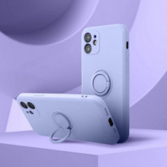 Kryt Silicone ring na Apple iPhone 16 Plus Fialový (Violet)