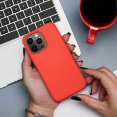 Kryt Silicone na Apple iPhone 16 Plus Elegant  Broskyňový