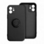 Kryt Silicone ring na Apple iPhone 16 Pro Max Čierny