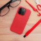 Kryt Leather Mag Cover na Apple iPhone 16 Plus Elegant  MagSAFE  Červený