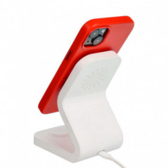 Kryt Leather Mag Cover na Apple iPhone 16 Plus Elegant  MagSAFE  Červený
