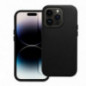 Kryt Leather Mag Cover na Apple iPhone 16 Pro Max Elegant  MagSAFE  Čierny