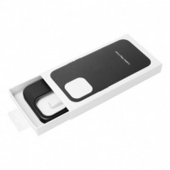 Kryt Leather Mag Cover na Apple iPhone 16 Pro Max Elegant  MagSAFE  Čierny