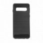 CARBON na Samsung Galaxy S10 FORCELL Silikónový kryt, obal Čierny