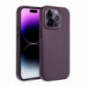 Kryt Leather Mag Cover na Apple iPhone 16 Plus Elegant  MagSAFE  Tmavo fialový (violet)