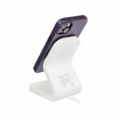 Kryt Leather Mag Cover na Apple iPhone 16 Plus Elegant  MagSAFE  Tmavo fialový (violet)