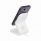 Kryt Leather Mag Cover na Apple iPhone 16 Plus Elegant  MagSAFE  Tmavo fialový (violet)