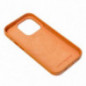 Kryt Leather Mag Cover na Apple iPhone 16 Pro Max Elegant  MagSAFE  Oranžový