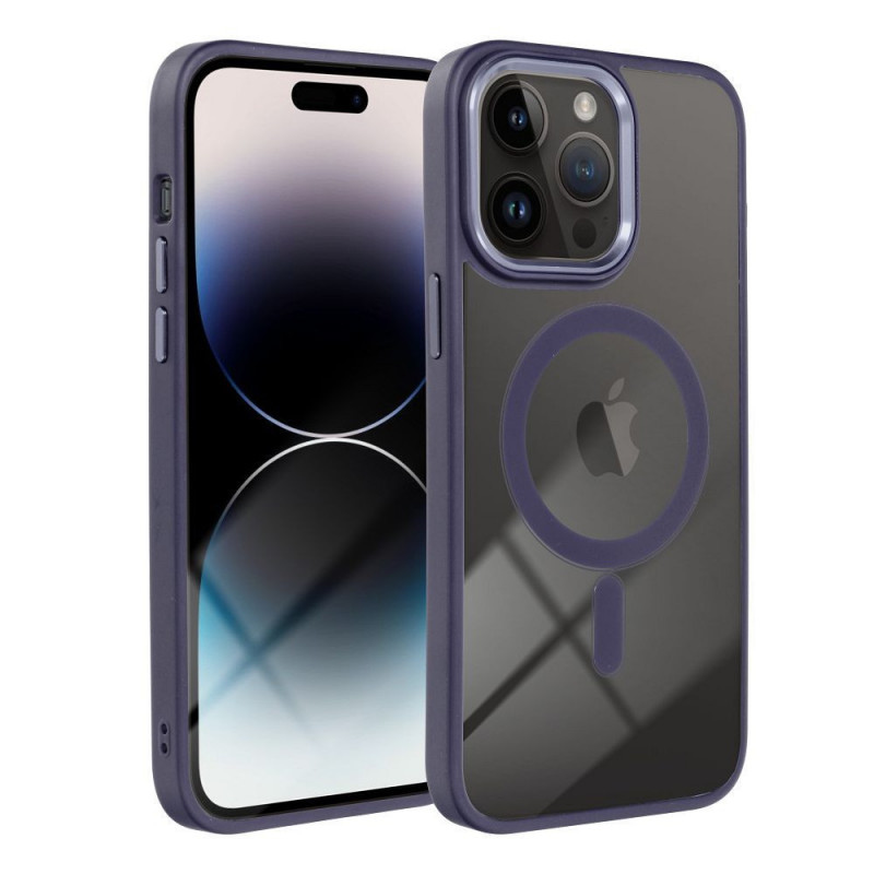 Kryt Color Edge Mag na Apple iPhone 16 Plus MagSAFE  Hlboká fialová