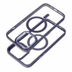 Kryt Color Edge Mag na Apple iPhone 16 Plus MagSAFE  Hlboká fialová