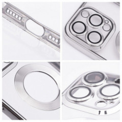 Kryt Glam na Apple iPhone 12 Strieborný