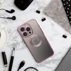 Kryt Glam na Apple iPhone 14 Staroružová