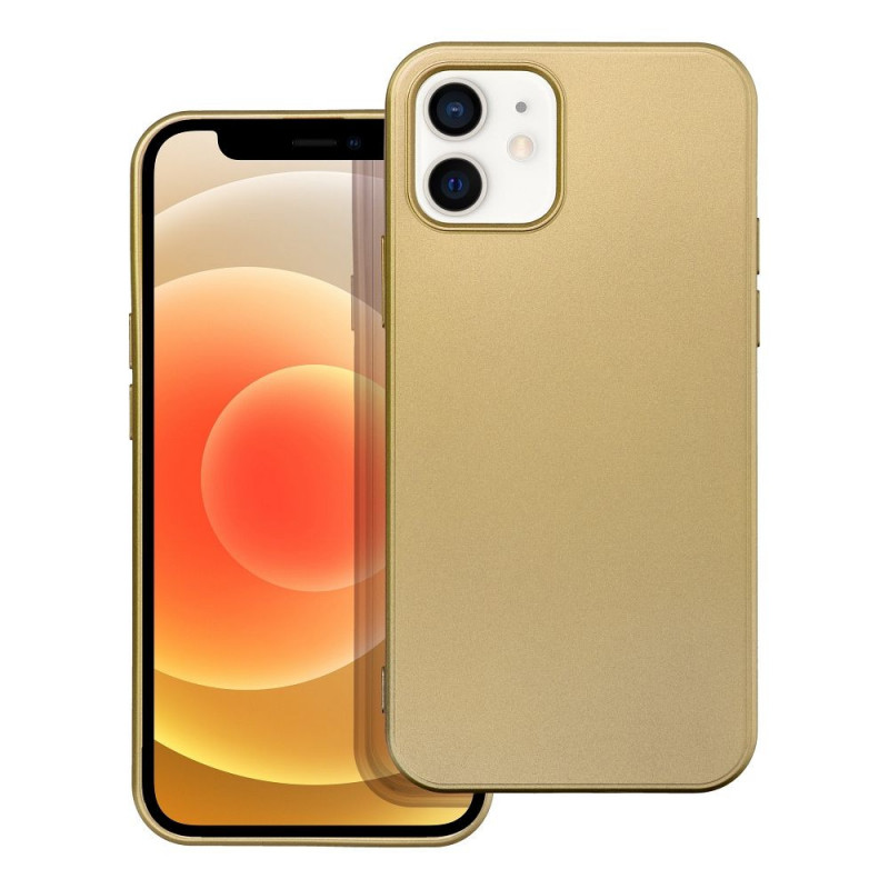 Kryt Metallic na Apple iPhone 12 Zlatý Kryt Metallic na Apple iPhone 12 Zlatý