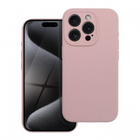 Kryt Silicone 2mm na Apple iPhone 16 Pro Max Pieskovo ružový