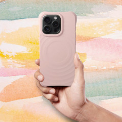 Kryt Silicone Zephyr Mag na Apple iPhone 16 Plus Elegant  MagSAFE  Ružový