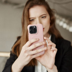 Kryt Silicone Zephyr Mag na Apple iPhone 15 Pro Max Elegant  MagSAFE  Ružový