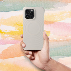 Kryt Silicone Zephyr Mag na Apple iPhone 14 Pro Max Elegant  MagSAFE  Biely