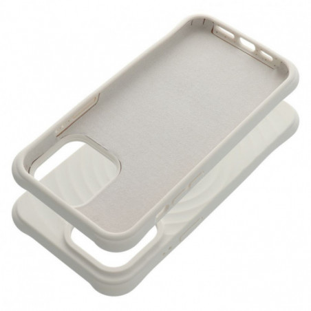 Kryt Silicone Zephyr Mag na Apple iPhone 14 Plus Elegant MagSAFE Biely