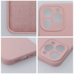 Kryt Silicone 2mm na Apple iPhone 14 Pieskovo ružový