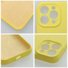 Kryt Silicone 2mm na Apple iPhone 14 Pro Citrónová