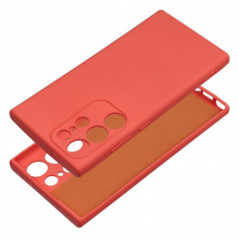 Kryt Silicone na Samsung Galaxy S23 Ultra 5G Elegant  Broskyňový