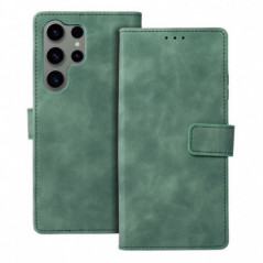 Peňaženkové puzdro TENDER Book na Samsung Galaxy S23 Ultra 5G Zelený