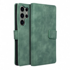 Peňaženkové puzdro TENDER Book na Samsung Galaxy S23 Ultra 5G Zelený