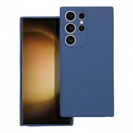 Kryt Silicone na Samsung Galaxy S23 Ultra 5G Elegant Modrý