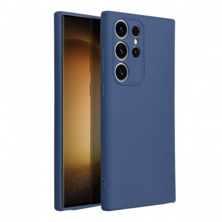 Kryt Silicone na Samsung Galaxy S23 Ultra 5G Elegant Modrý