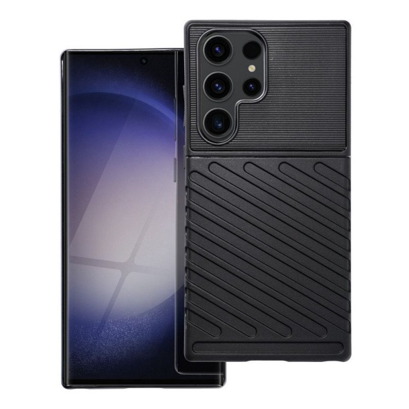 Kryt THUNDER na Samsung Galaxy S23 Ultra 5G Čierny