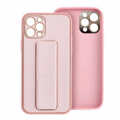 Kryt LEATHER Case Kickstand na Samsung Galaxy S24 FE Ružový
