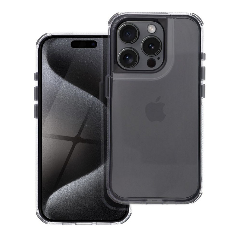 Kryt Matrix Clear na Apple iPhone 12 Čierny Kryt Matrix Clear na Apple iPhone 12 Čierny