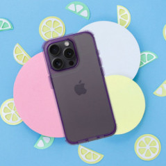 Kryt Matrix Clear na Apple iPhone 14 Svetlo fialová